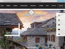 Tablet Screenshot of borgocasale.it